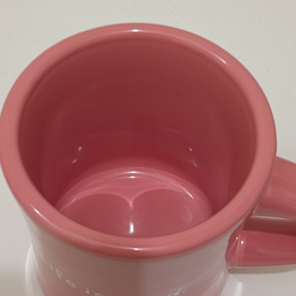 Life is Good Peach Coffee & Tea Mug Cup " Take Your Love Wherever You Go " - Picture 9 of 11